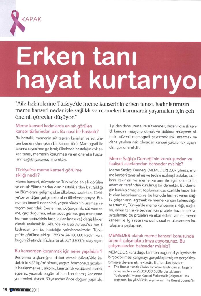 Erken Tanı Hayat Kurtarıyor