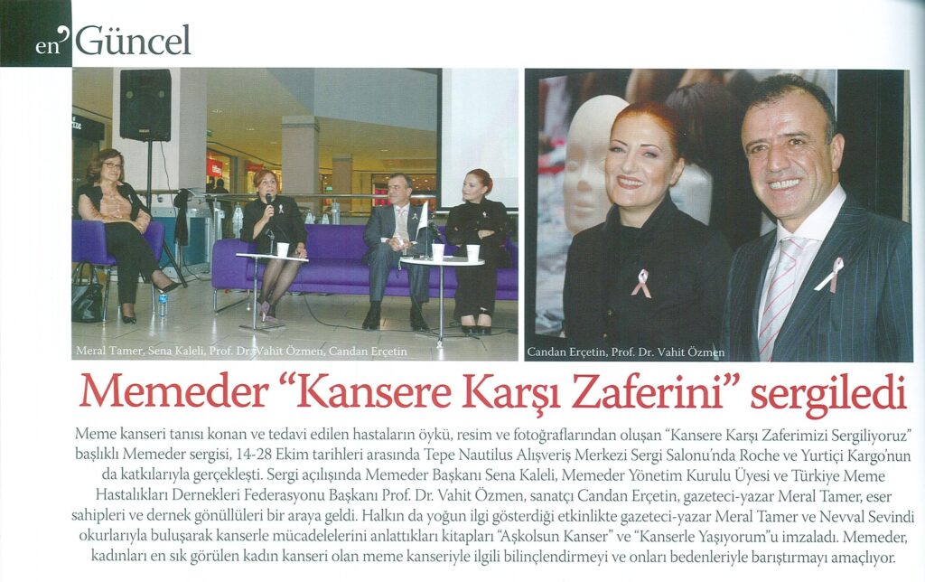 Memeder Kansere Karşı Zaferini Sergiledi