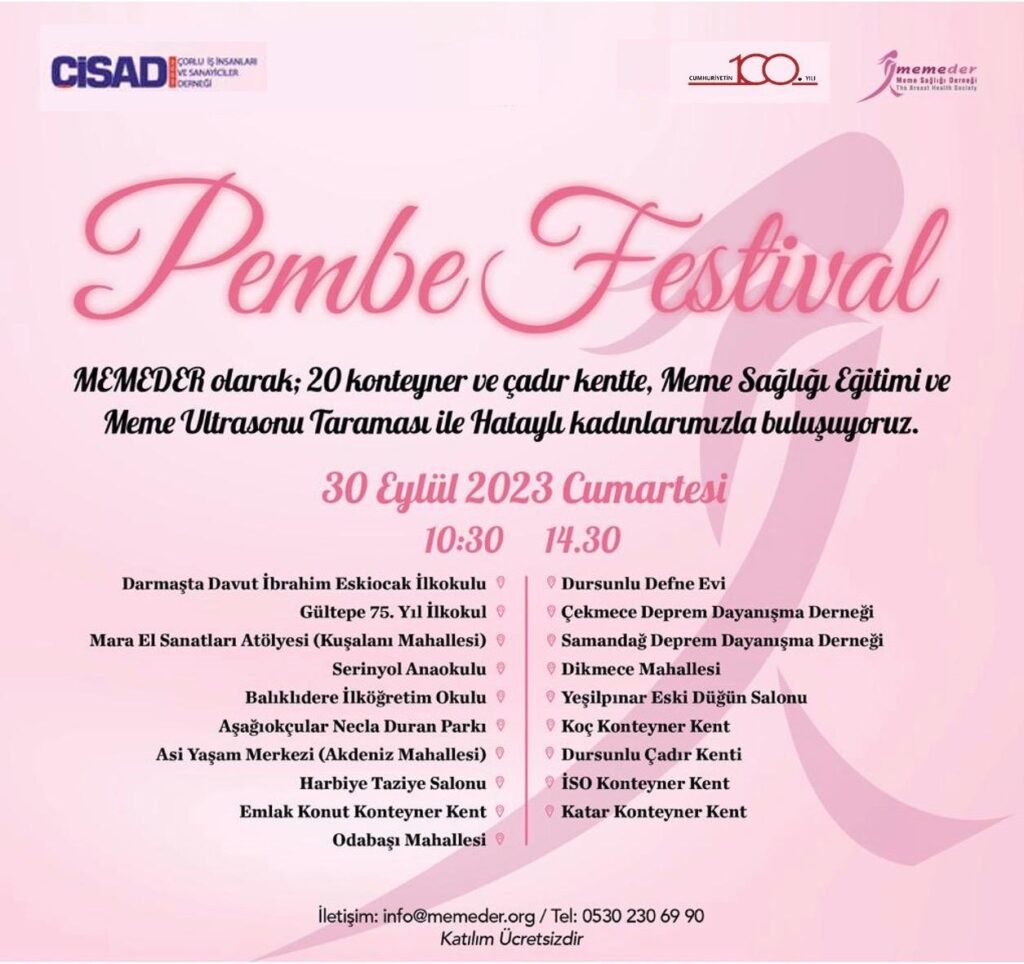 hatay meme sağlığı tarama