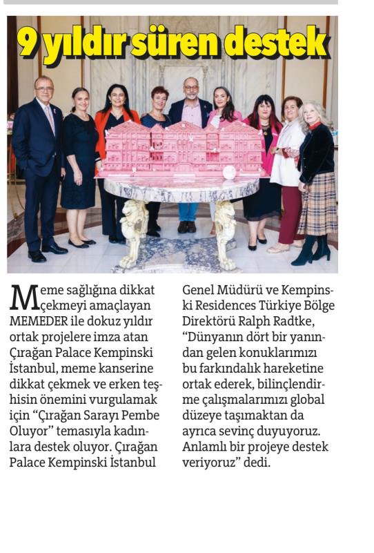 Dokuz Yıldır Süren Destek