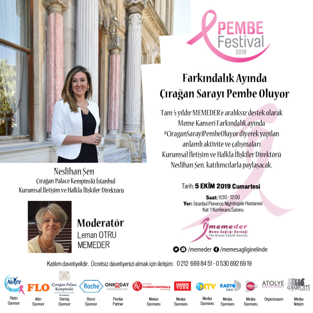 Farkındalık Ayında Çırağan Sarayı Pembe Oluyor